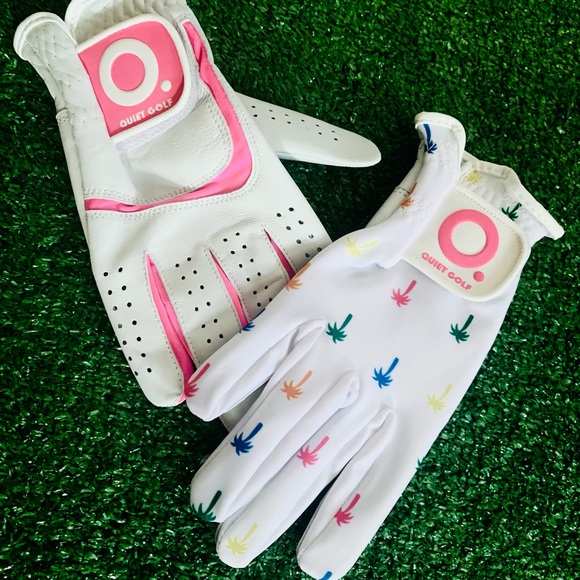 Quiet Golf Ladies Palm Tree Golf Glove - Picture 4 of 4